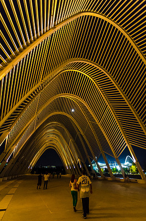Olympic Stadium in Athens walkway