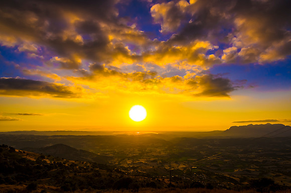 Erymanthos sunset