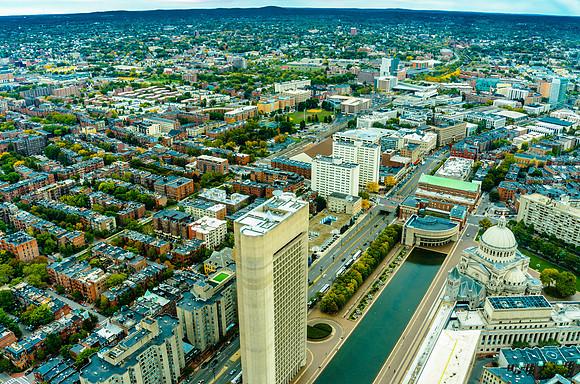 Boston View from the Prudential Tower