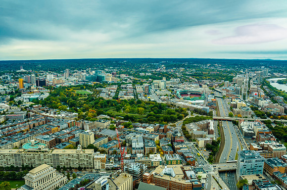 Boston View from the Prudential Tower