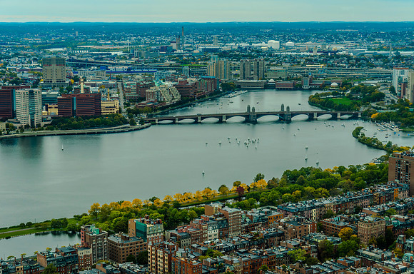 Boston View from the Prudential Tower