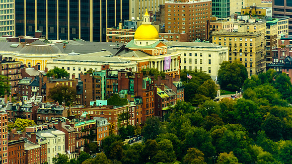 Boston View from the Prudential Tower