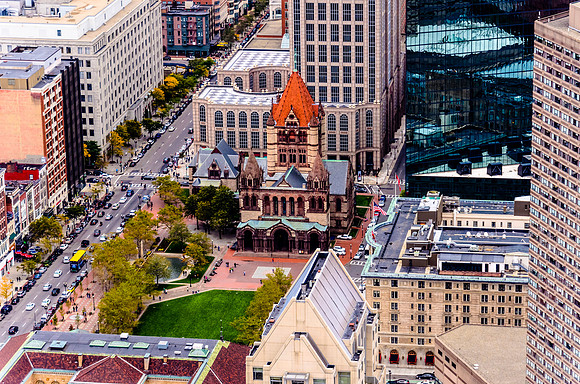 Boston View from the Prudential Tower