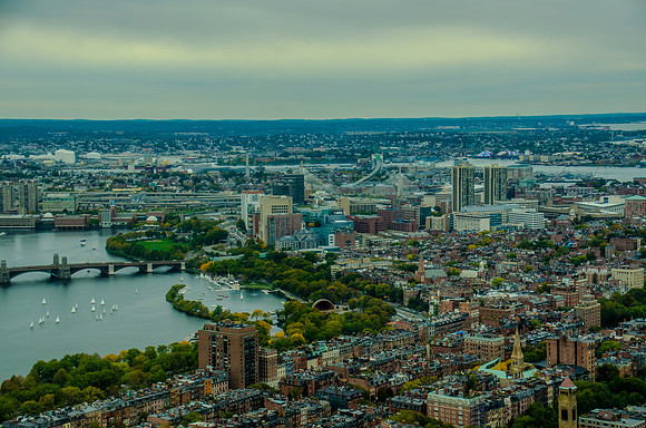 Boston View from the Prudential Tower