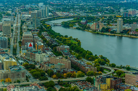 Boston View from the Prudential Tower