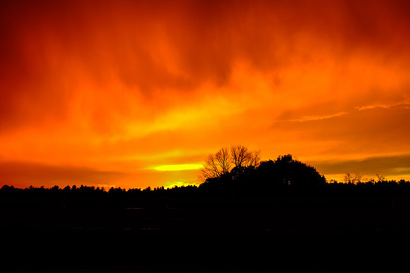 Sunset Hot Sky
