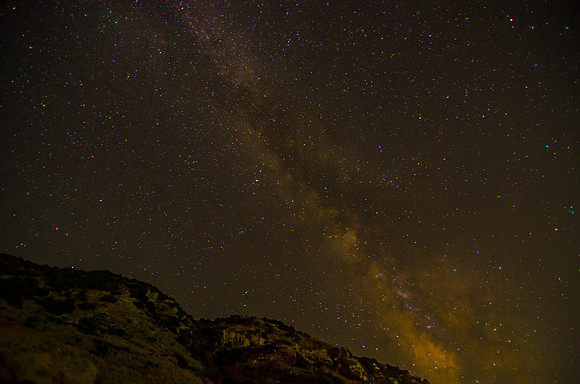 Milky way from Mt. Erymanthos, Greece