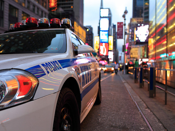 NYPD Vehicle Times Square