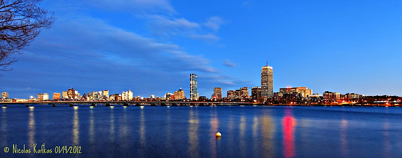 Boston Lights over Charles