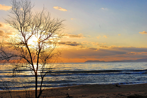 Kourouta Beach Sunset